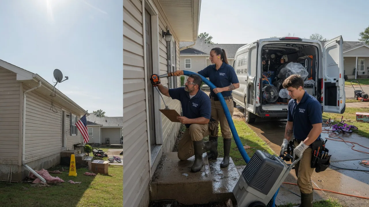 Ceiling Water Damage Restoration in Williamsfield, OH near me